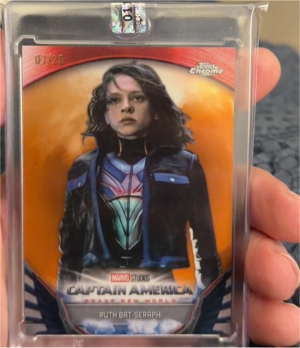 2025 Topps Chrome Marvel Studios #BNW-7 Ruth Bat-Seraph Captain America — front