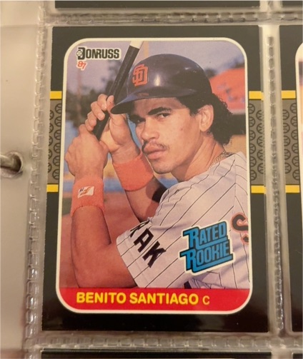 1987 Donruss #31 Benito Santiago — front