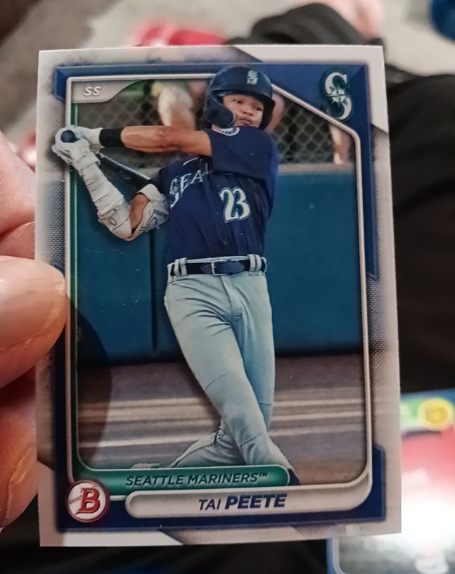 2024 Bowman #BP-9 Tai Peete — front