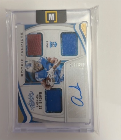 2021 Panini Absolute Rookie Premiere Amon-Ra St Brown — front