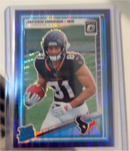 2025 Donruss Optic #334 Jayden Higgins — front