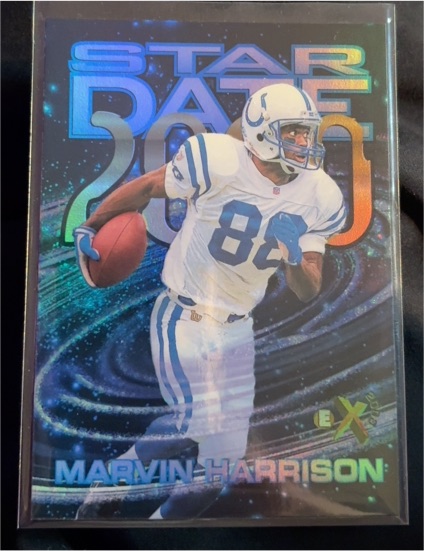 1997 SkyBox E-X2000 #9 Marvin Harrison Star Date 2000 — front