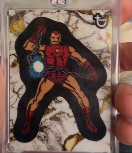 2025 Topps Marvel Comic Book Heroes Golden Anniversary 1975 Iron Man #13 — front