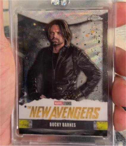 2025 Topps Chrome Marvel Studios #NA-9 Bucky Barnes New Avengers — front