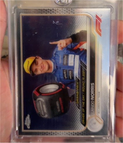 2022 Topps Chrome Formula 1 #186 Lando Norris — front