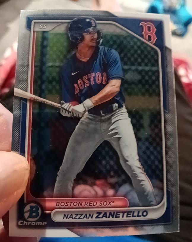 2024 Bowman Chrome #BCP-88 Nazzan Zanetello — front
