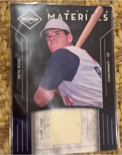 2011 Panini Limited Materials #14 Pete Rose — front