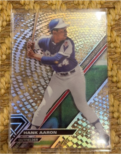 2017 Topps High Tek #HT-HA Hank Aaron — front