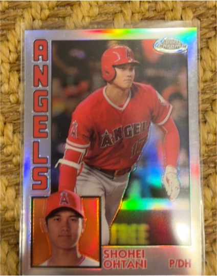2019 Topps Chrome #84TC-25 Shohei Ohtani — front
