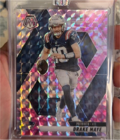 2025 Panini Mosaic #28 Drake Maye — front