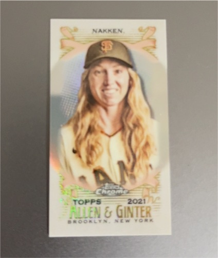2021 Topps Allen & Ginter Mini #285 Alyssa Nakken — front