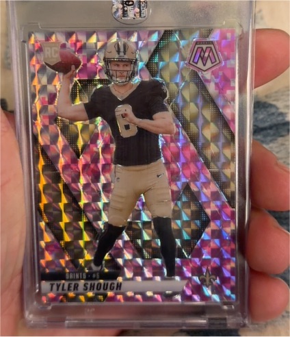 2025 Panini Mosaic #312 Tyler Shough — front