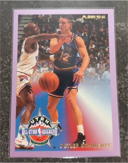 1993-94 Fleer #10 Detlef Schrempf All-Star Weekend — front