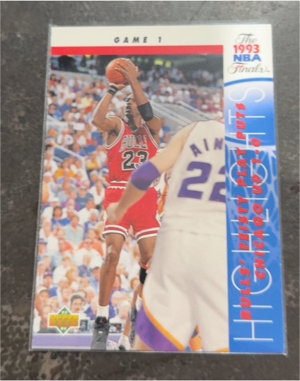 1993-94 Upper Deck #198 Michael Jordan Chicago Bulls NBA Finals Game 1 — front