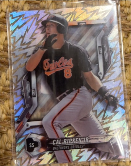 2018 Topps High Tek Lightning #HTCR Cal Ripken Jr. — front