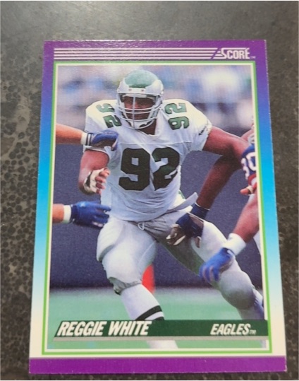 1990 Score #203 Reggie White — front