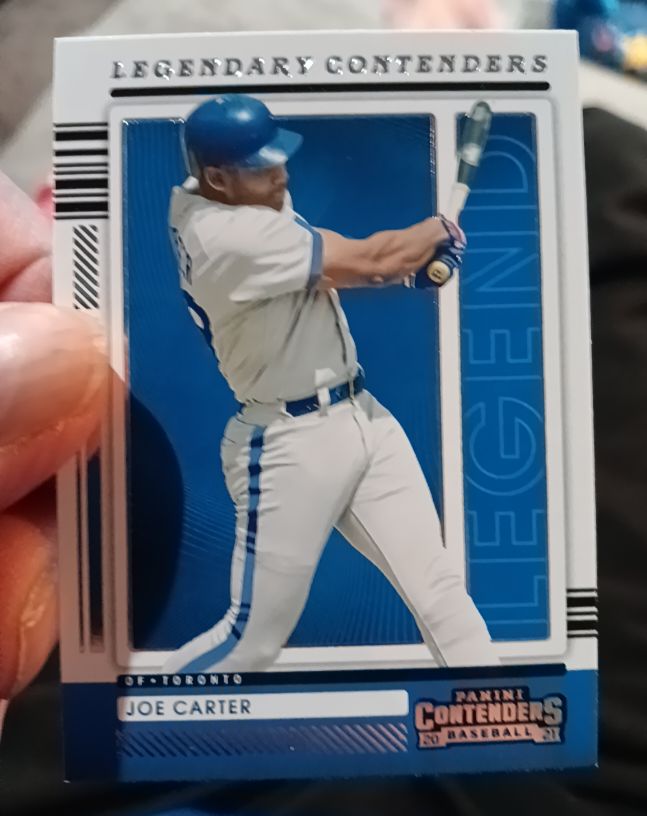 2021 Panini Contenders Legendary Contenders #LC-JC Joe Carter — front