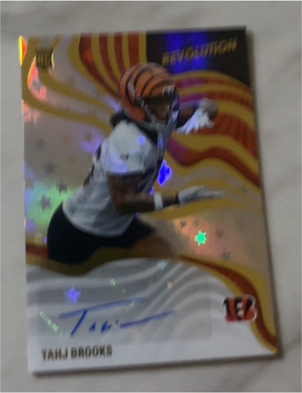 2025 Panini Revolution Tahj Brooks Astro Auto #RSA-TBS — front