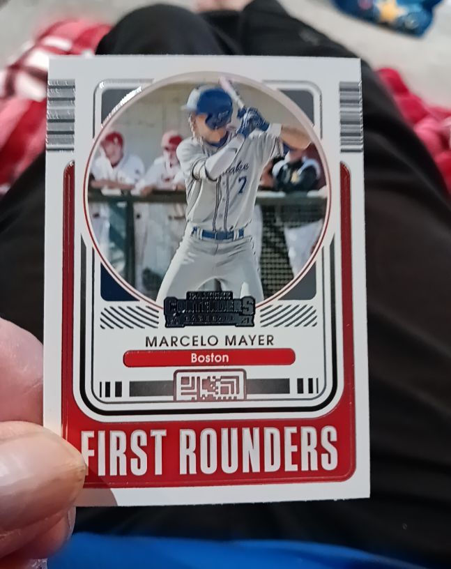 2021 Panini Contenders First Rounders #FR-MM Marcelo Mayer — front