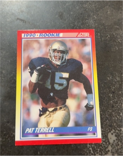 1990 Score #301 Pat Terrell — front
