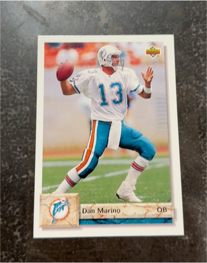 1992 Upper Deck #598 Dan Marino — front