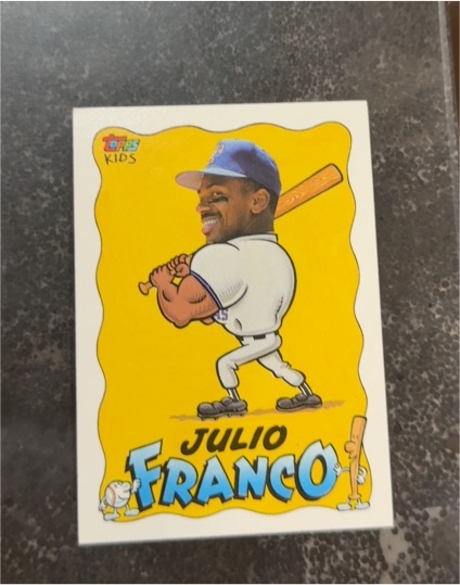 1992 Topps Kids #129 Julio Franco — front