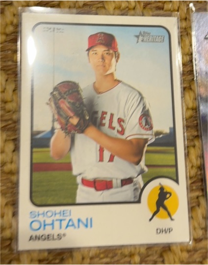 2022 Topps Heritage #150 Shohei Ohtani — front