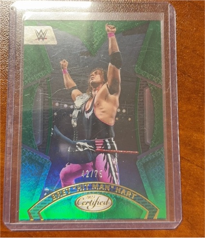 2023 Panini Chronicles WWE Certified #221 Bret Hart — front