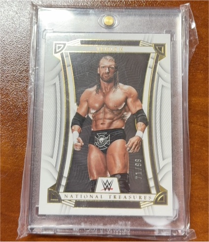2023 Panini National Treasures WWE #NT-19 Triple H — front