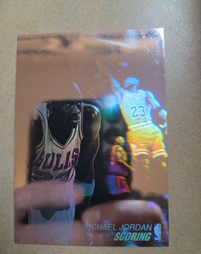 1991-92 Upper Deck #AW1 Michael Jordan Scoring — front