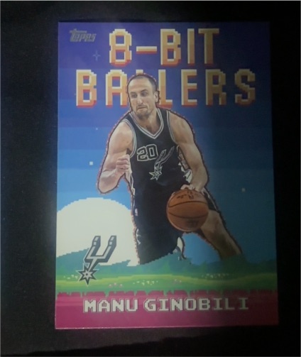 2025-26 Topps #8B-29 Manu Ginobili 8-Bit Ballers — front