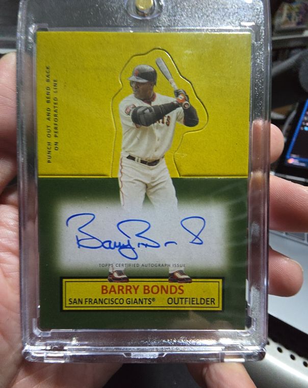 2025 Topps Archives 1964 Stand-Ups Autograph #64SUA-BB Barry Bonds — front