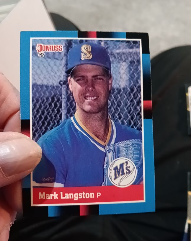 1988 Donruss #317 Mark Langston — front