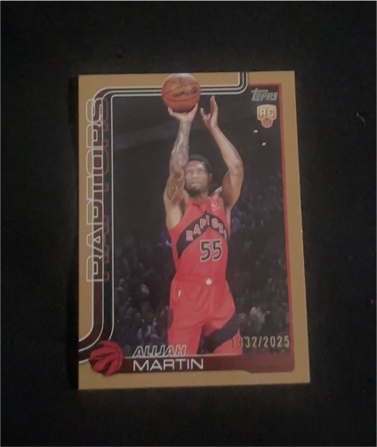 2025-26 Topps #240 Alijah Martin — front