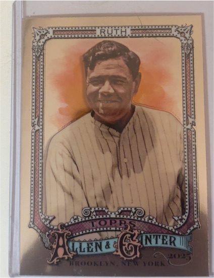 2025 Topps Allen & Ginter #28 Babe Ruth — front