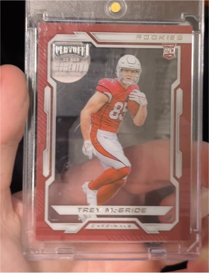 2022 Panini Chronicles Playoff Momentum Rookies #PMR-34 Trey McBride — front