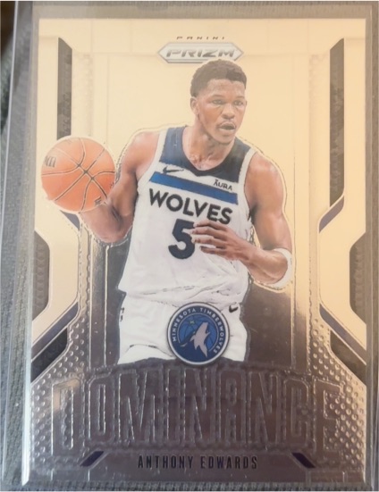 2024-25 Panini Prizm #9 Anthony Edwards Dominance — front
