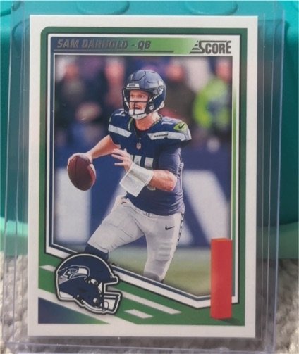 2025 Panini Score #40 Sam Darnold — front