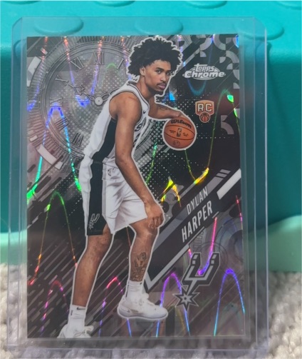 2025-26 Topps Chrome #GT-17 Dylan Harper Go Time — front