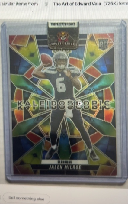 2025 Panini Mosaic #19 Jalen Milroe Rookie Kaleidoscopic — front