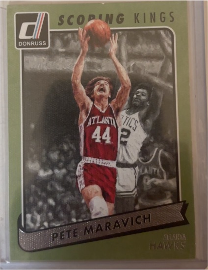 2015-16 Donruss #35 Pete Maravich Scoring Kings — front
