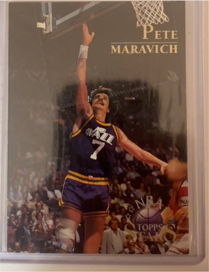 1996 Topps NBA Stars #28 Pete Maravich — front