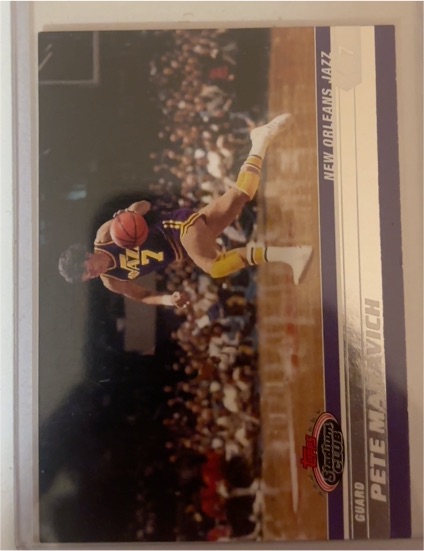 2007-08 Topps Stadium Club #99 Pete Maravich — front