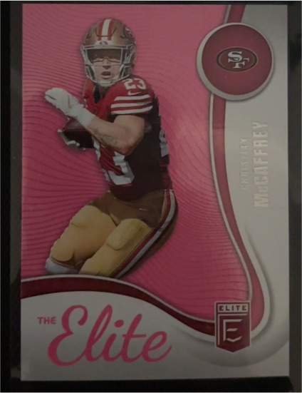 2025 Panini Donruss Elite #11 Christian McCaffrey The Elite Pink — front