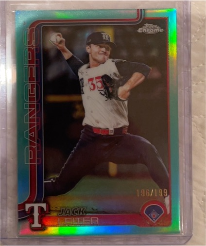2025 Topps Chrome Update #USC42 Jack Leiter — front
