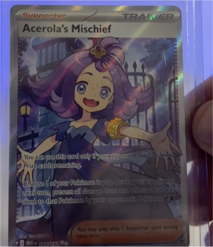 2025 Pokémon Scarlet & Violet Mega Evolution #165 Acerola's Mischief — front