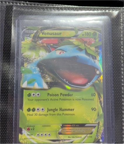 2014 Pokémon XY #1/146 Venusaur EX — front