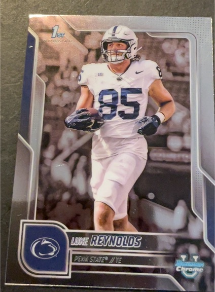 2025 Bowman University Chrome #44 Luke Reynolds — front