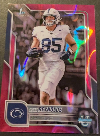 2025 Bowman Chrome University #44 Luke Reynolds — front