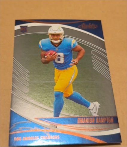2025 Panini Absolute #166 Omarion Hampton — front